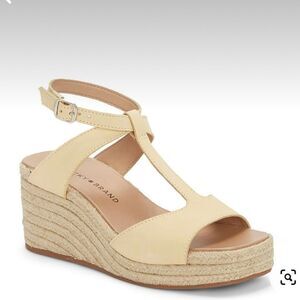 NEW Lucky Brand Valki Espadrille Wedge Sandals - size 6